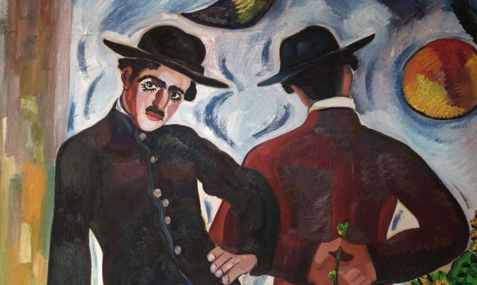 В Выставочном зале в Туле представили картины Церетели и Никаса Сафронова