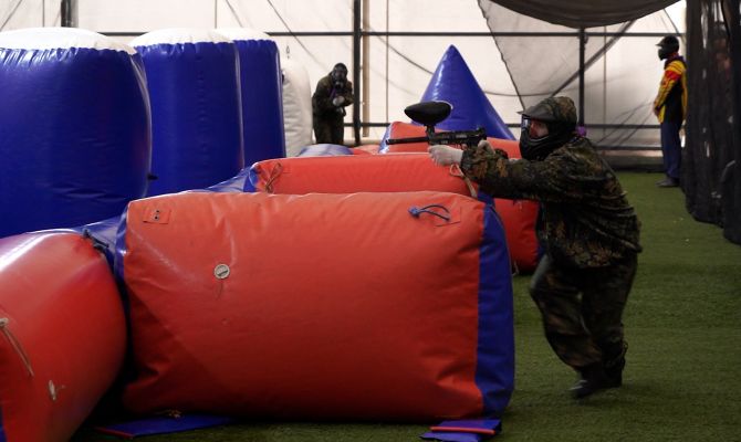 В Туле впервые прошли региональные соревнования по пейнтболу среди студентов