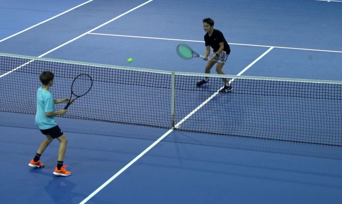 12-летние теннисисты из Тулы стали лучшими в парном разряде на Первенстве России