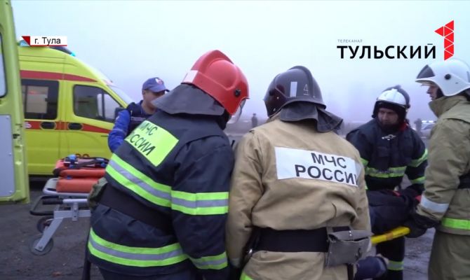 Пожарные, медики, спасатели: что произошло на трассе М-2 под Тулой