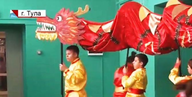 Китайский дракон встретит гостей «Театрального дворика» в Туле