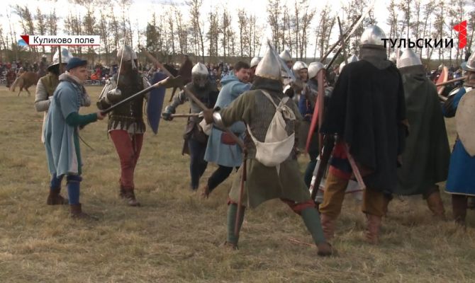 Реконструкция, ярмарка и песни: как в Тульской области отметили 640-летие Куликовской битвы