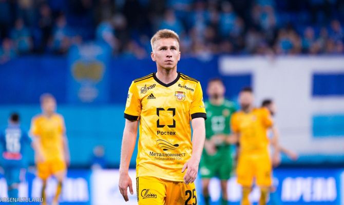 Защитник тульского "Арсенала" Данил Степанов перейдет в "Химки"