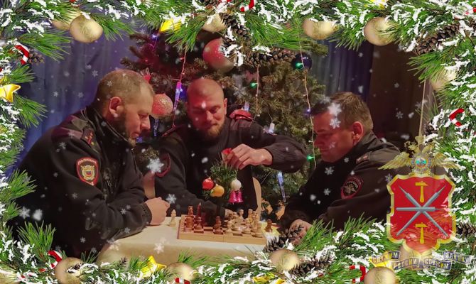 Тульские полицейские сняли клип на новогоднюю песню