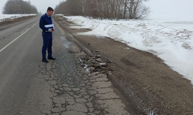 «Тулаавтодор» выплатит штраф за небезопасную дорогу в Каменском районе