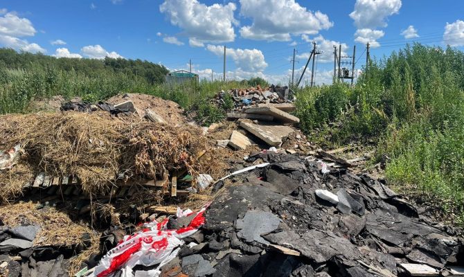 В Черни уберут несанкционированную свалку