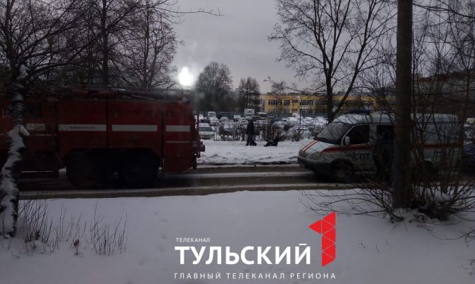 На улице Галкина в Туле загорелась многоэтажка