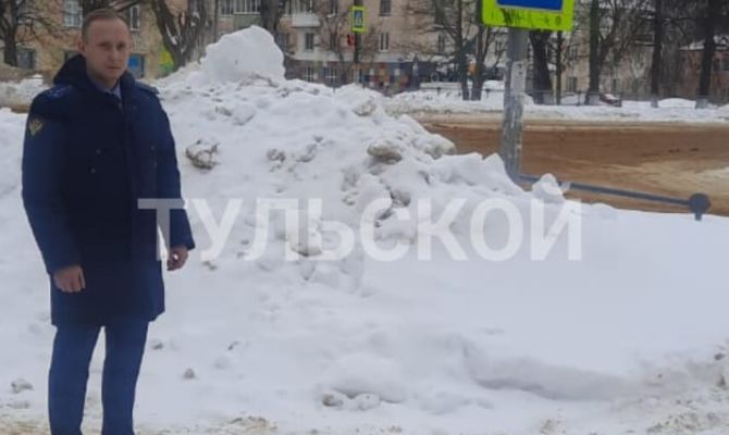 Прокуратура заставила администрацию Кимовска убрать снежные завалы