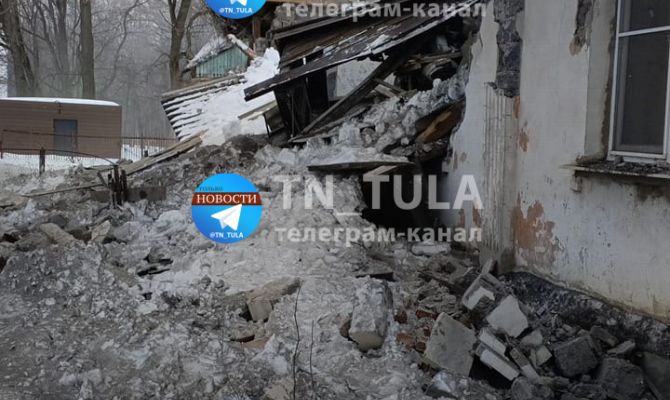 Прокуратура начала проверку по факту обрушения дома в г. Болохово