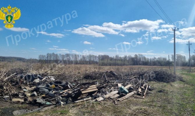 Главу администрации в Киреевском районе обязали убрать незаконную свалку