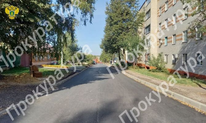 В Богородицке отремонтировали опасную дорогу после иска прокуратуры