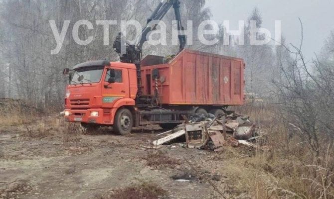 В Кимовском районе нашли свалку площадью 3 футбольных поля