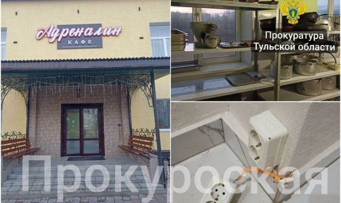 В кафе "Адреналин" в Ефремове не работала пожарная сигнализация