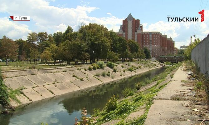 В Туле расчищают русло реки Воронки
