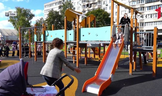 На месте пустыря в Туле открыли сквер "Заречный"