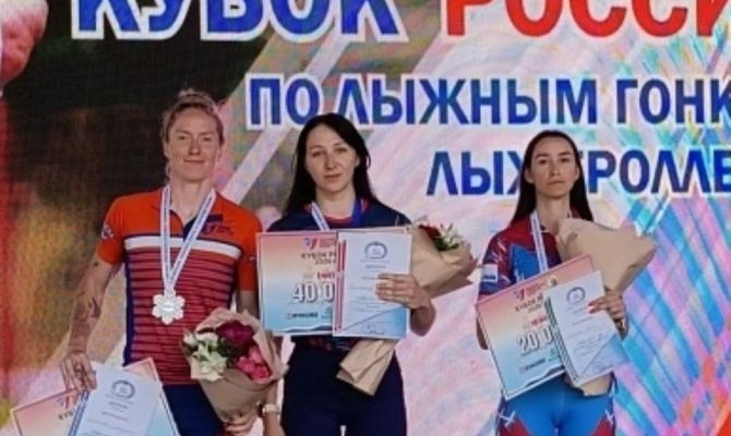Тулячка завоевала две серебряные медали на Кубке России по лыжероллерам