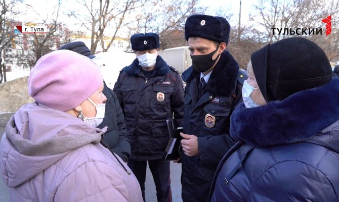 Где чаще всего тульские полицейские ищут нарушителей масочного режима