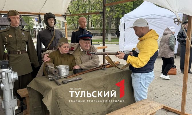 В День Победы центр Тулы превратился в большую квест-площадку