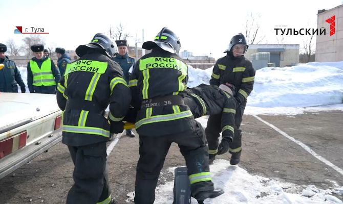 В Тульской области выбирают лучшую команду спасателей