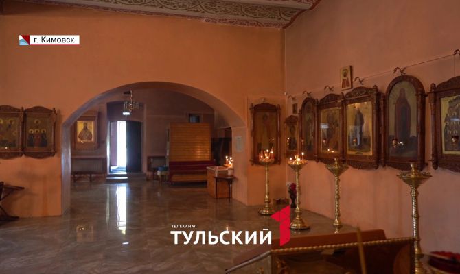 В Кимовске на месте разрушенного фашистами магазина открыли храм