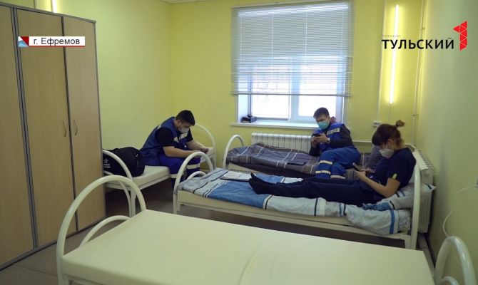 В Ефремове отремонтировали подстанцию скорой помощи