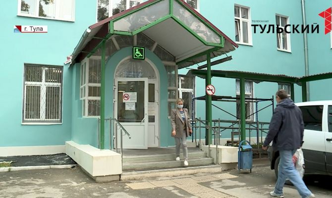 В Туле первый раз за полвека делают капремонт в поликлинике Ваныкинской больницы