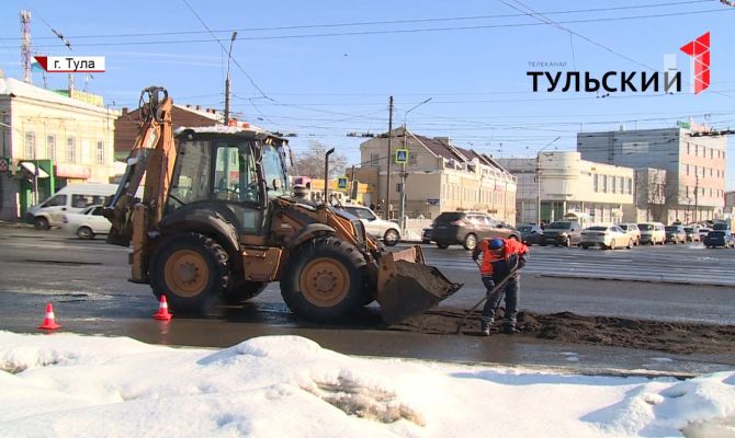 400 метров дорожного полотна ремонтируют в Туле ежедневно