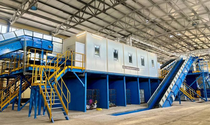 В Узловой открылся новый комплекс по обращению с ТКО