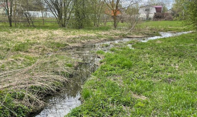 Жители села под Веневом жалуются на сточные воды от коттеджного поселка