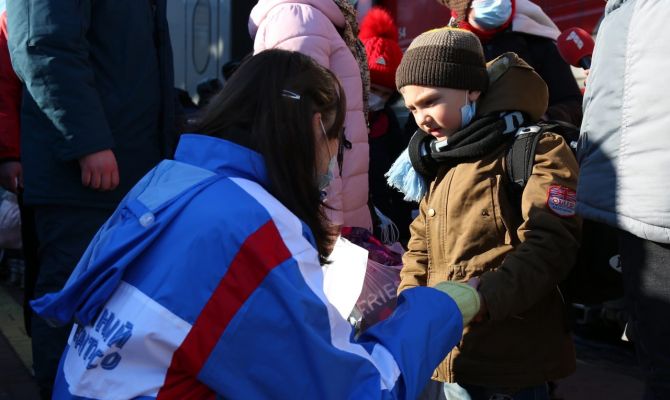 В Тулу прибыл поезд с беженцами из ДНР и ЛНР