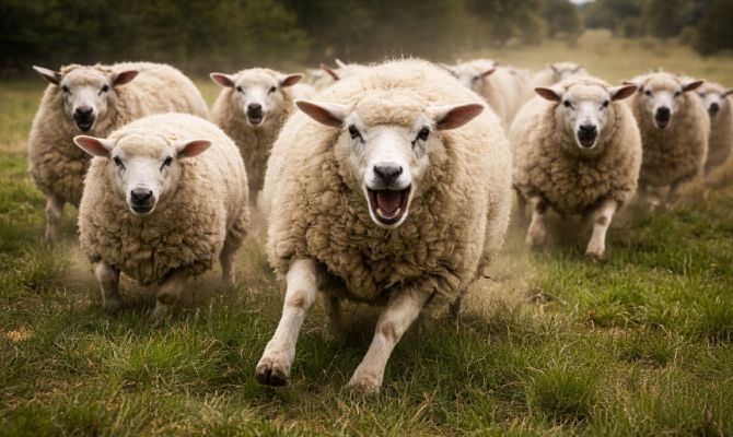 В Тульской области овцы "разгромили" чужой участок почти на 118 тысяч рублей