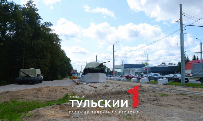 В Тулу привезли два танка для нового мемориала в Заречье