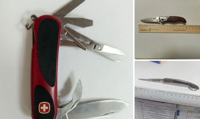 В тульские суды пытались пронести ножи и лезвия