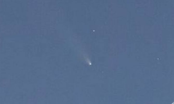 В небе над Тулой заметили комету