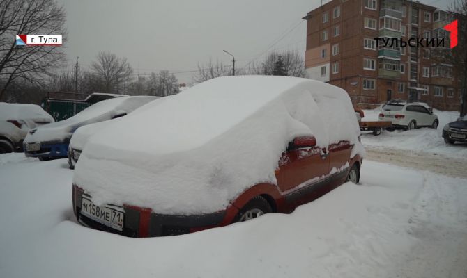 В Тульской области выпало 20 сантиметров снега: как жители справлялись с непогодой