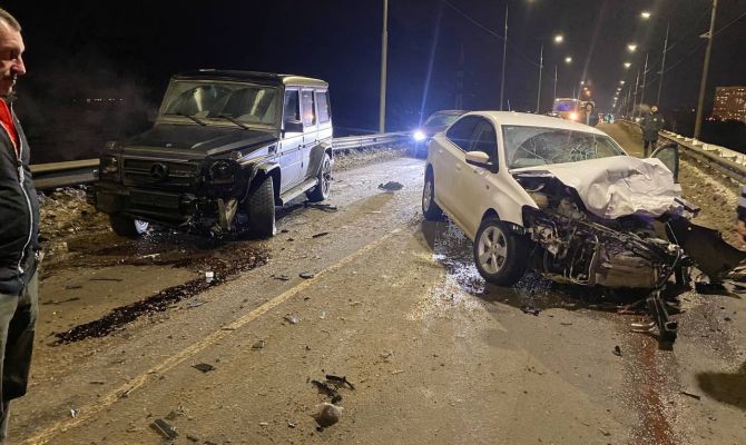В тройном ДТП на Калужском шоссе в Туле пострадал мужчина