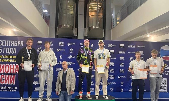 Тульские теннисисты выступили на чемпионате России в Казани