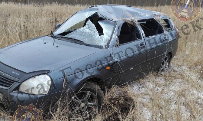 В Заокском районе 72-летняя пассажирка Lada Priora попала в больницу