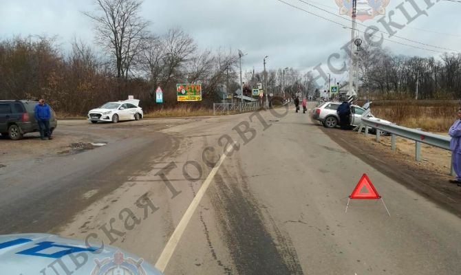 В Заокском районе пьяный водитель без прав стал виновником ДТП с пострадавшим