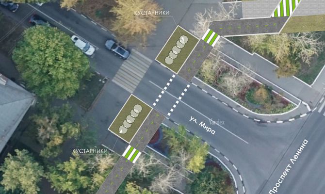 На велодорожку "Лев Толстой" в Туле нанесут зеленую разметку