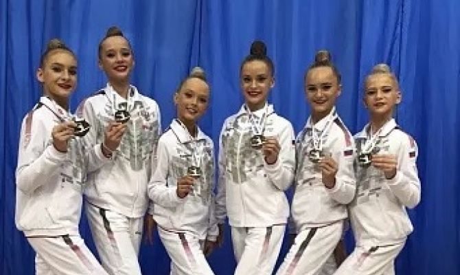 Тульские художественные гимнастки заняли 1 место на Всероссийских соревнованиях