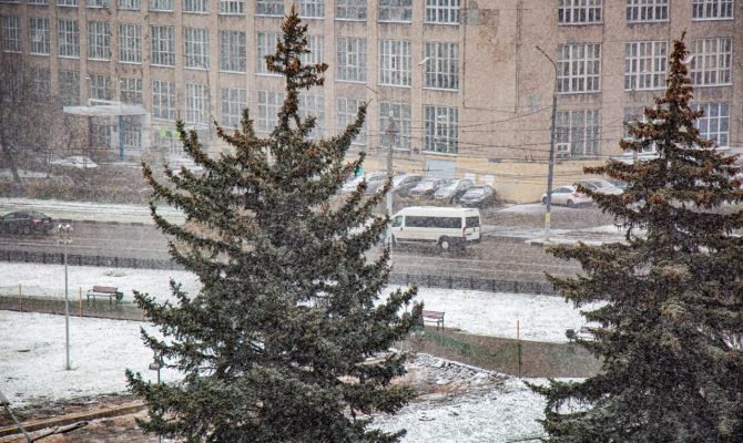Первый снег в Туле может выпасть на ноябрьские праздники