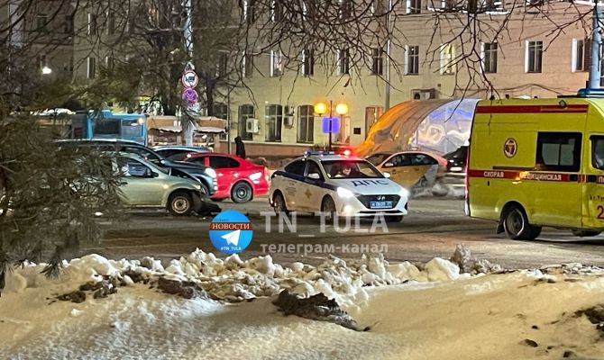 Вечером Тула "встала" в 8-балльных пробках