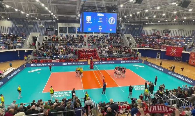 "Тулица" выиграла первый полуфинал Кубка России по волейболу