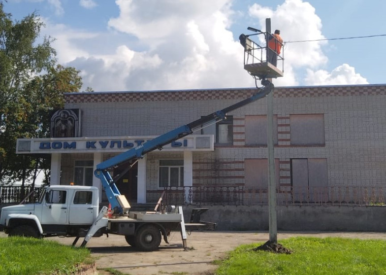 По просьбе жителей в поселке Сергиевском установили уличное освещение