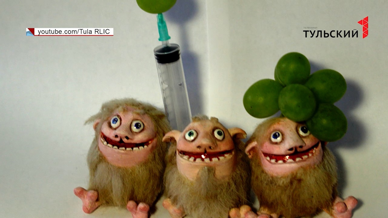 Тульские мультики: Шкряб, Шкварк и Шнырк сделали прививки от коронавируса