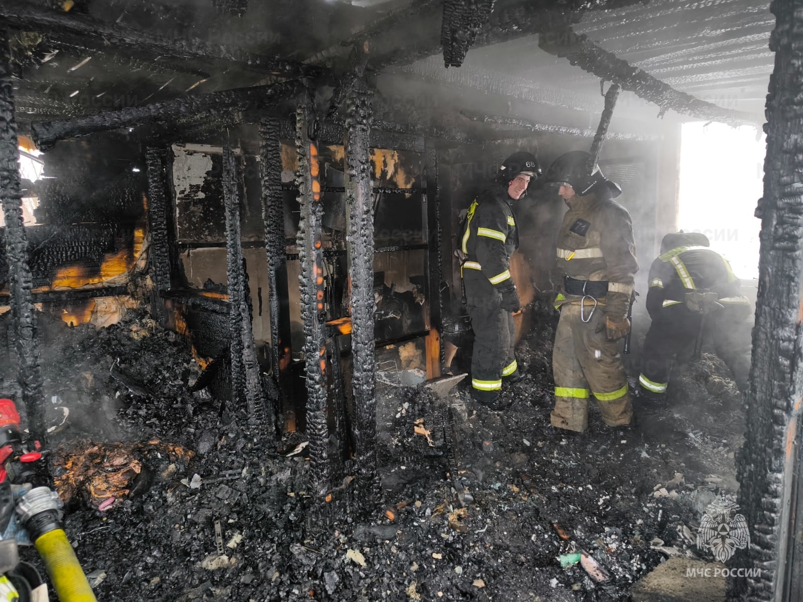 Под Богородицком на пожаре погиб 56-летний мужчина