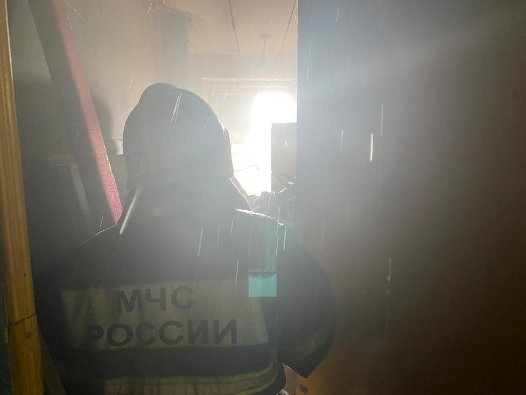 В Алексине из загоревшегося дома спасли четырех человек