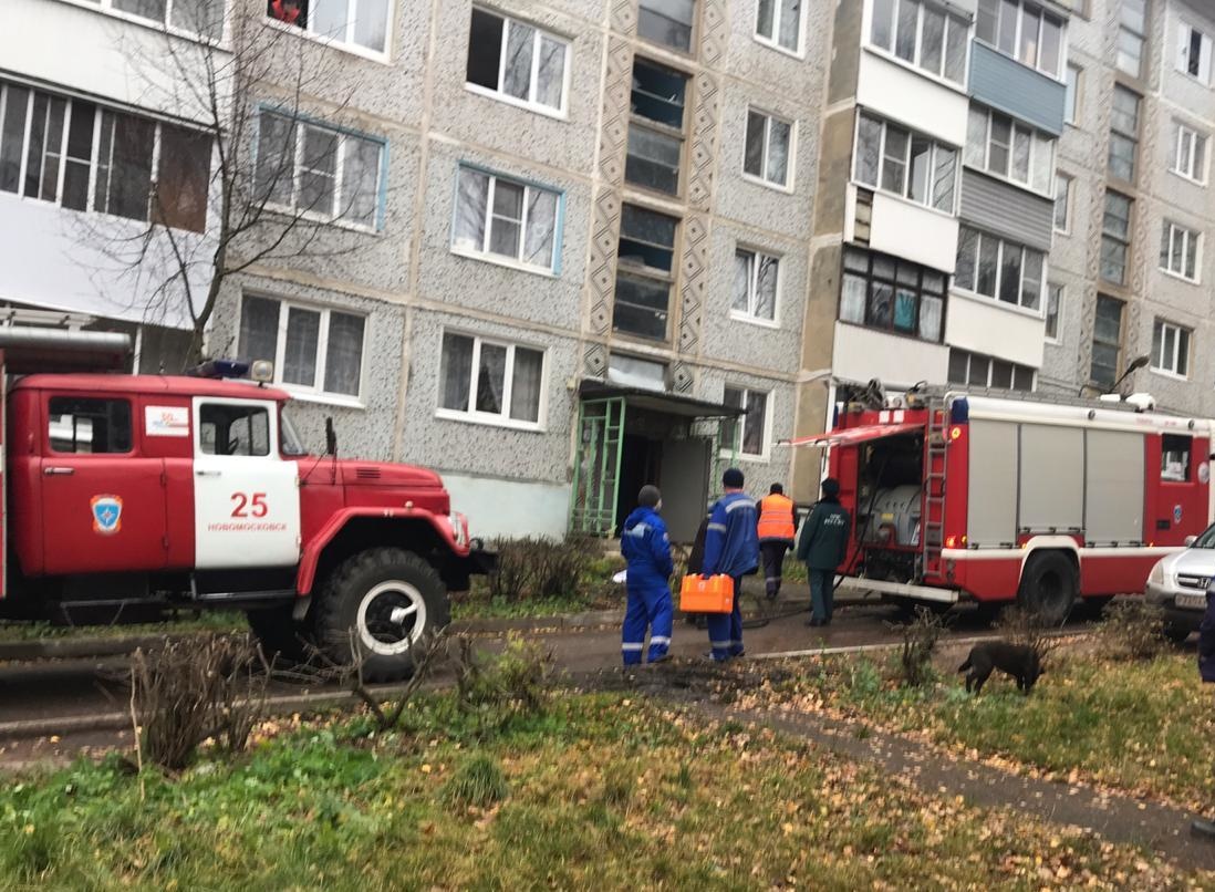 В Новомосковске загорелся многоквартирный дом: эвакуировано 9 человек