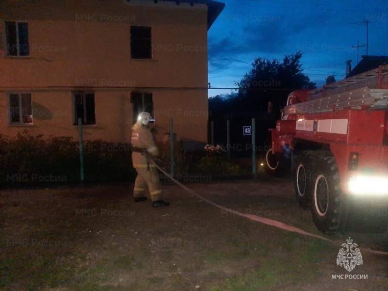 В Новомосковске двое мужчин отравились продуктами горения во время пожара